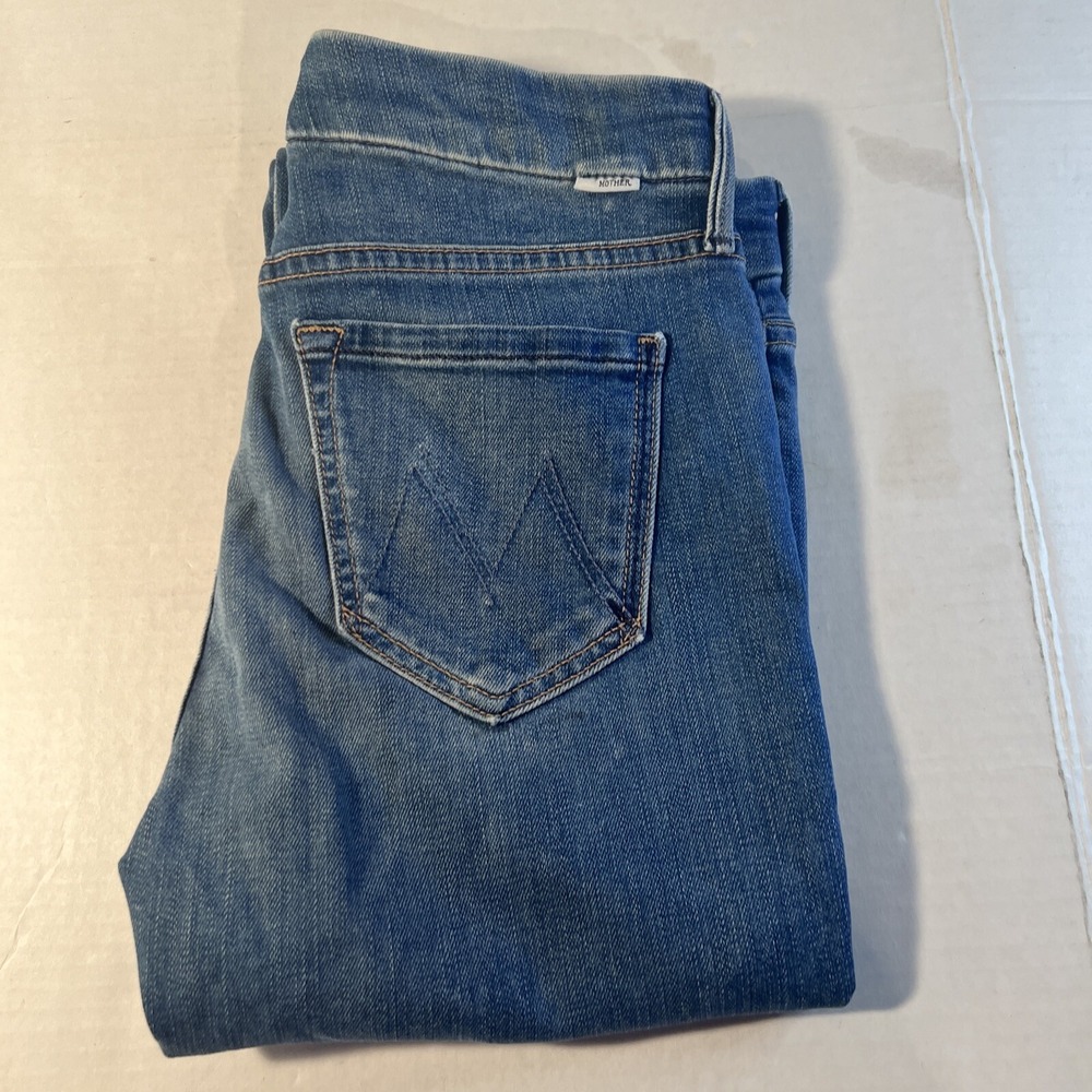MOTHER The Looker Ankle Fray Skinny Jean in Birds of Paradise‎ Size 25  *READ